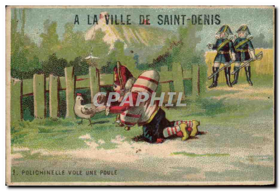 Chromo A la ville de Saint Denis 