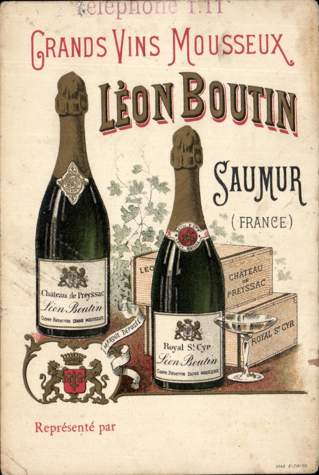 Chromo Grands vins Leon Boutin Saumur