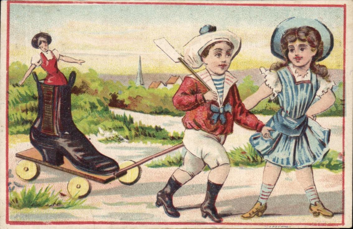 Chromo Leon Charton Enfants Chasusure Loudun