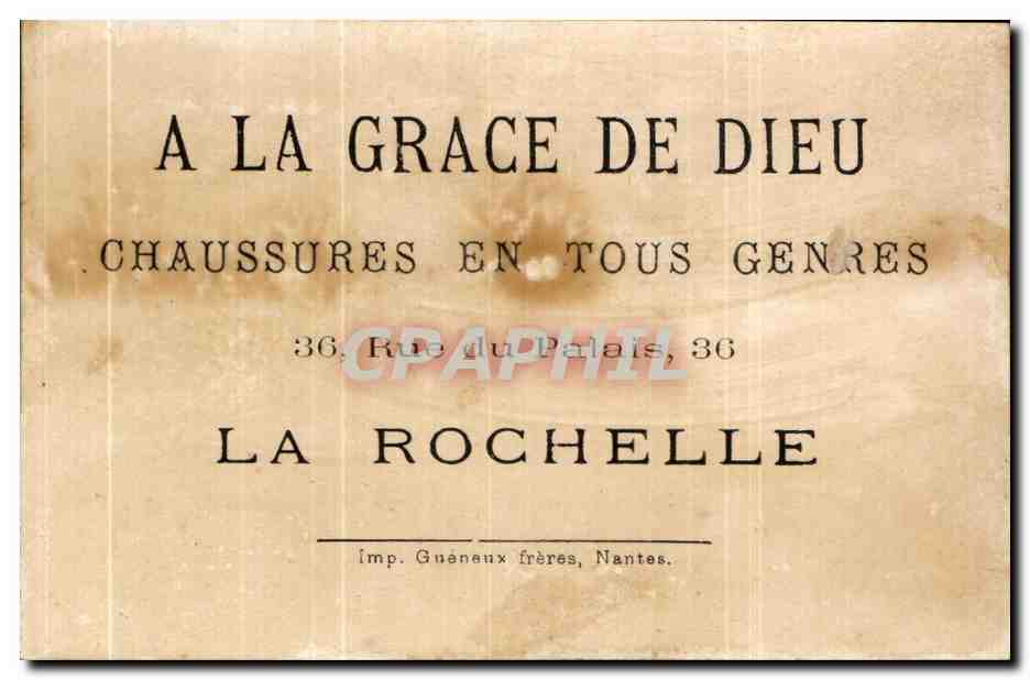 Chromo A la grace de Dieu La Rochelle Rue du palais Qui veut faire une poule ? Clown Billard — Rückseite