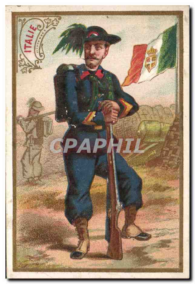 Chromo Militaire italie Militaria 