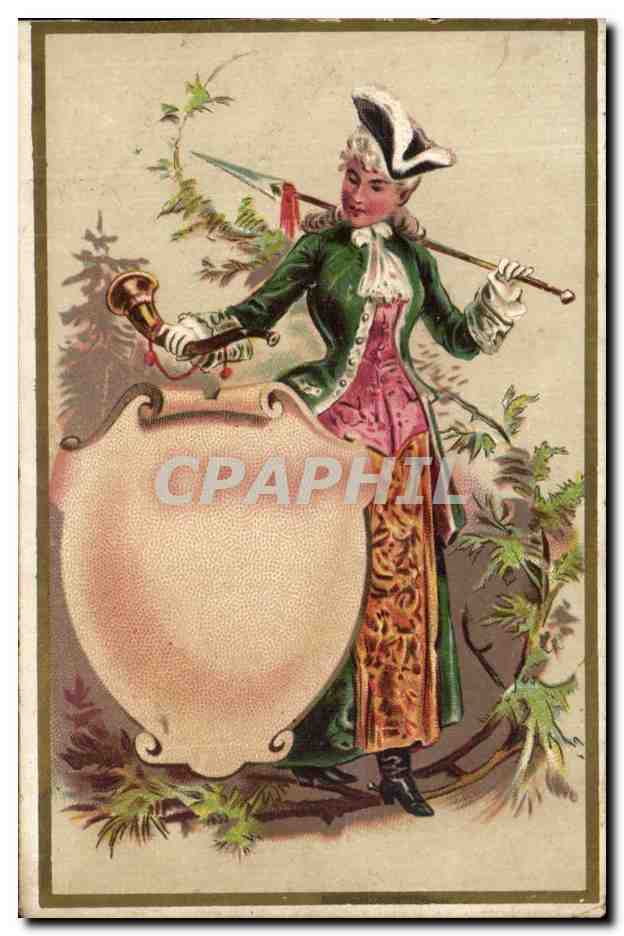 Soldat en uniforme — costume militaire du XVIIIe siècle — éditeur non visible