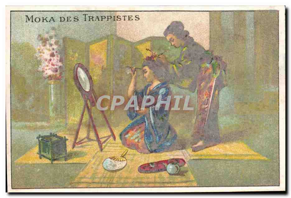 Chromo Moka des Trappistes Japon Japonaises 
