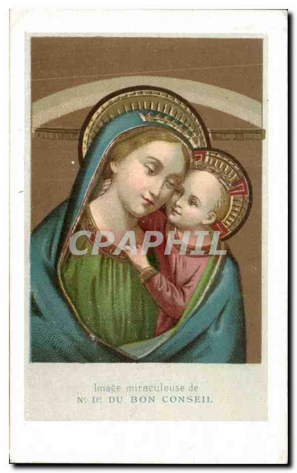 Image pieuse Vierge et enfant