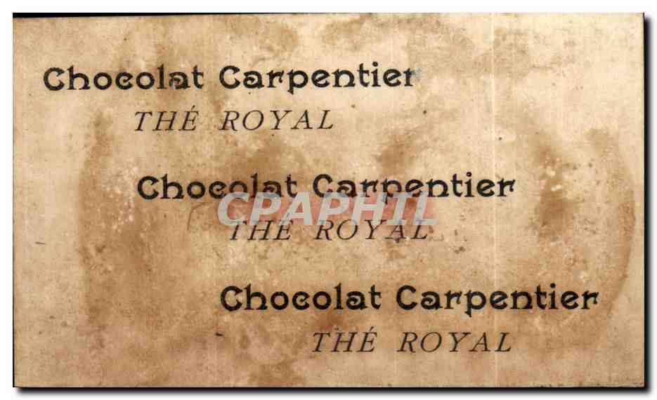 Soldat sur un pont — Chocolat Carpentier — n°9 — Rückseite