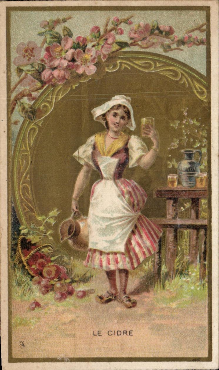 Chromo Femme Le cidre