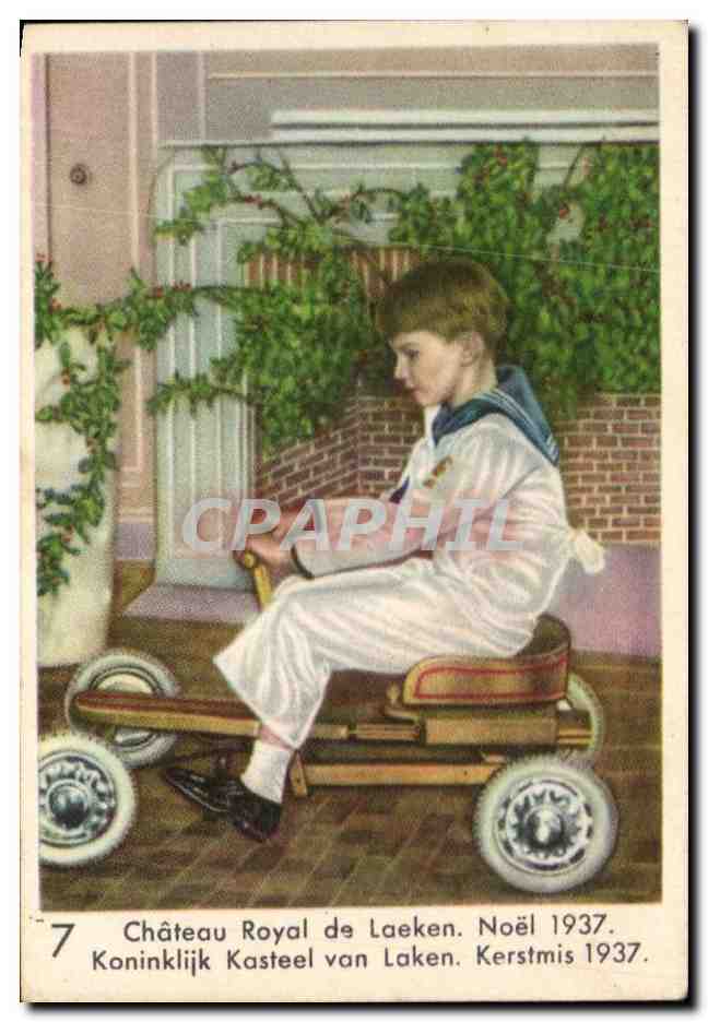 Image Cote d'or Chateau royal de Laeken Noel 1937 