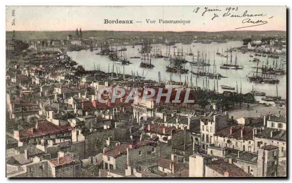 CPA Bordeaux Vue panoramique