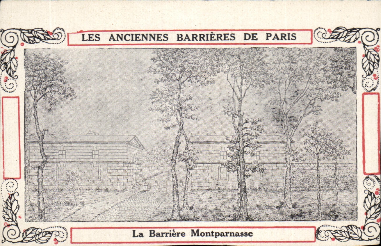 Image Les anciennes barrieres de paris Barriere Montparnasse