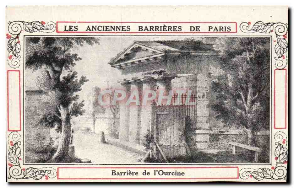 Image Les anciennes barrieres de paris Barriere de l'Ourcine