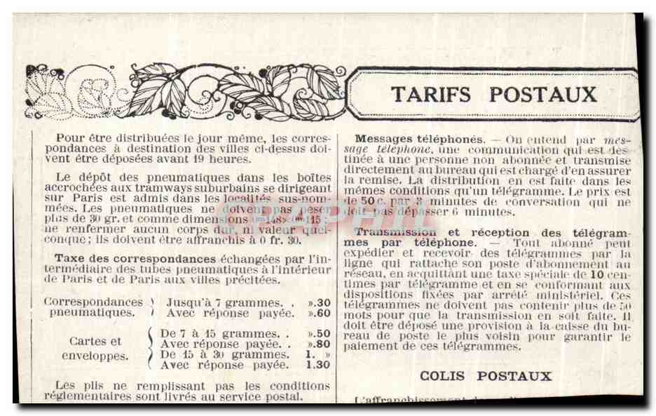 Les Anciennes Barrières de Paris — Les Montagnes Beaujon (Barrière de l'Étoile) — éditeur non visible — Verso