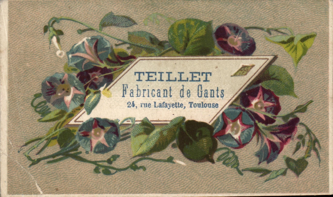 Teillet — Fabricant de Gants — 24, rue Lafayette, Toulouse