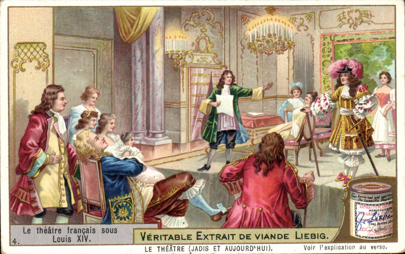 Le théâtre français sous Louis XIV — Véritable Extrait de Viande Liebig — n°4