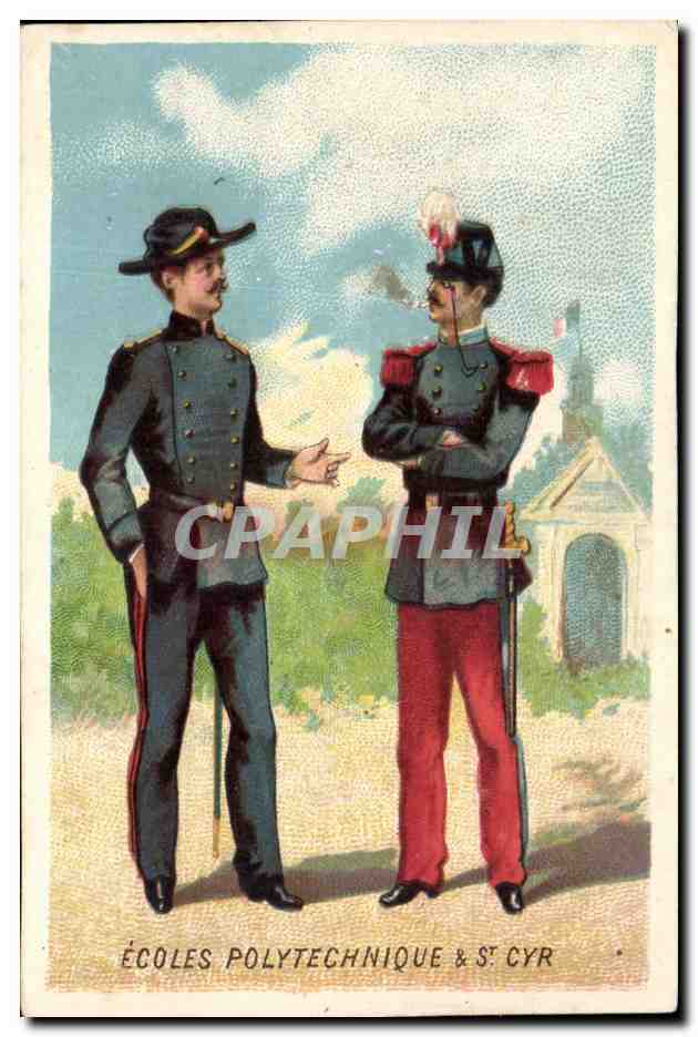 Image Ecoles polytechnique et St Cyr Militaria 