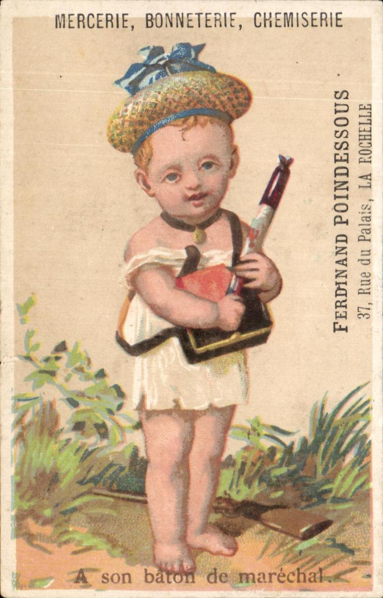 Chromo Mercerie Poindessous La Rochelle Enfant