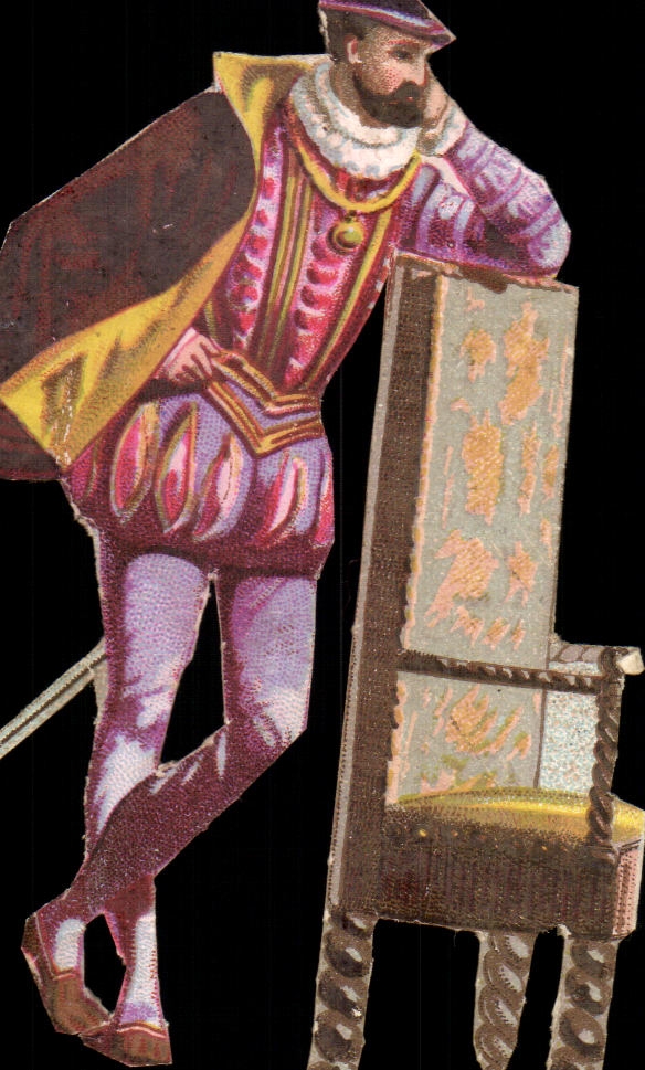 Homme en costume d'époque — Nantes — éditeur Ravon Spé de Robs et Co