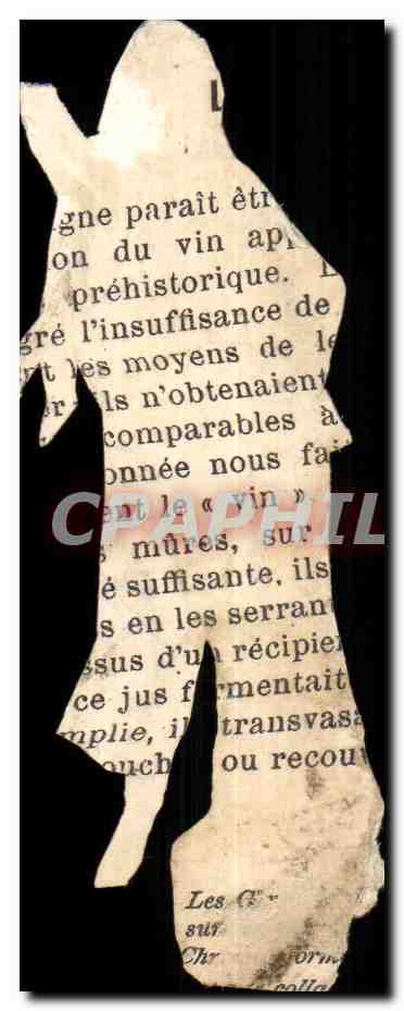 Chromo Jeune femme — Verso