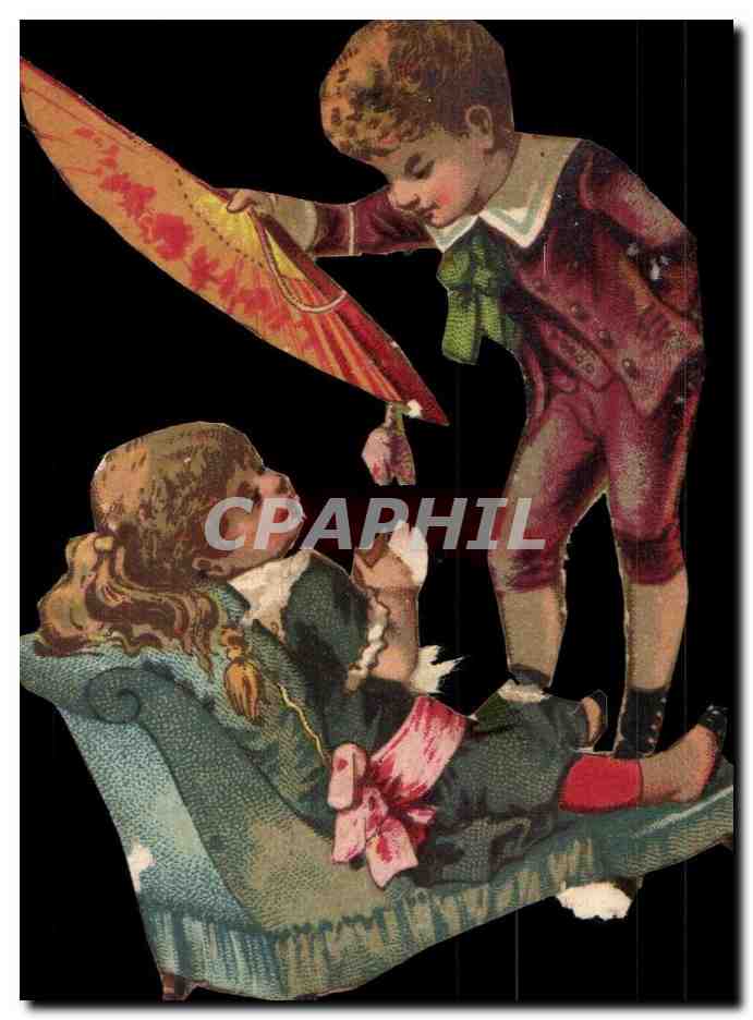 Chromo Enfants Chocolat Louit Eventail
