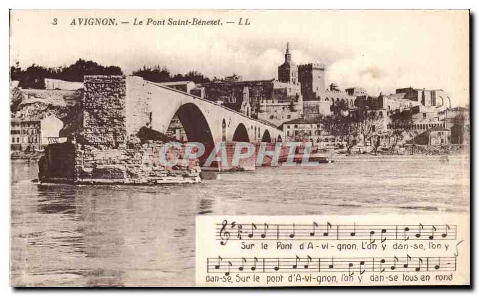 CPA Avignon Le Pont Saint Benezet