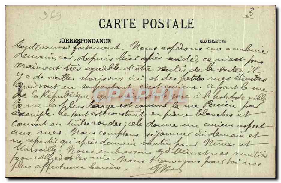 Lyon — L'Hôtel de Ville — LL. n° 495 — Achterkant