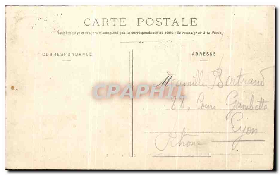 Grenoble — Vue générale et la Chaîne des Alpes — Collection L. P., Grenoble — Back