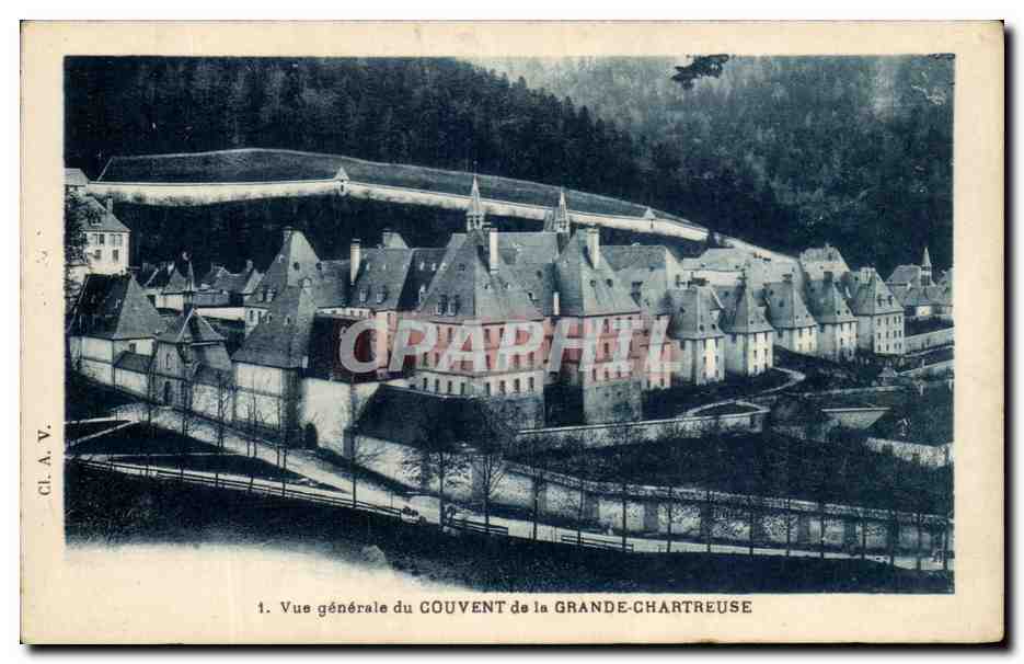 CPA Vue Generale du Couvent de la Grande Chartreuse 