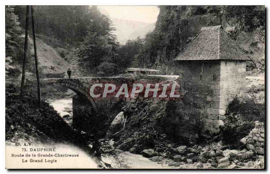 CPA Dauphine Route De La Grande Chartreuse Le Grand Logis