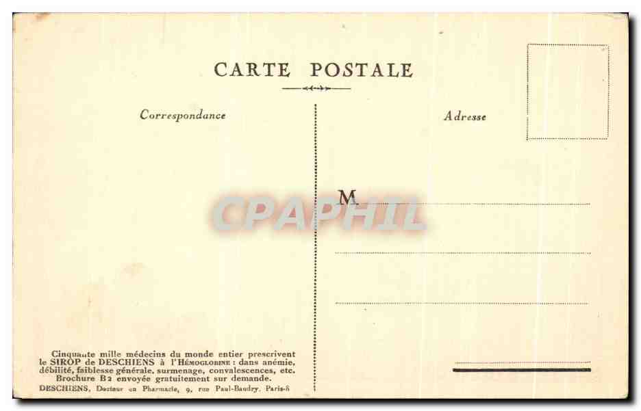 CPA Paris Le Trocadero  — Verso