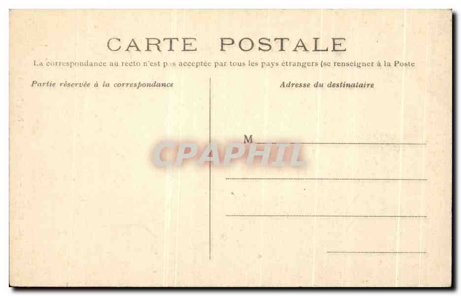 CPA Reims Cathedrale Petit Portail  — Verso