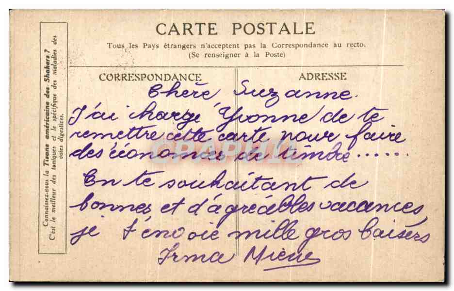 CPA David Le Sacre de Napoleon 1er — Verso