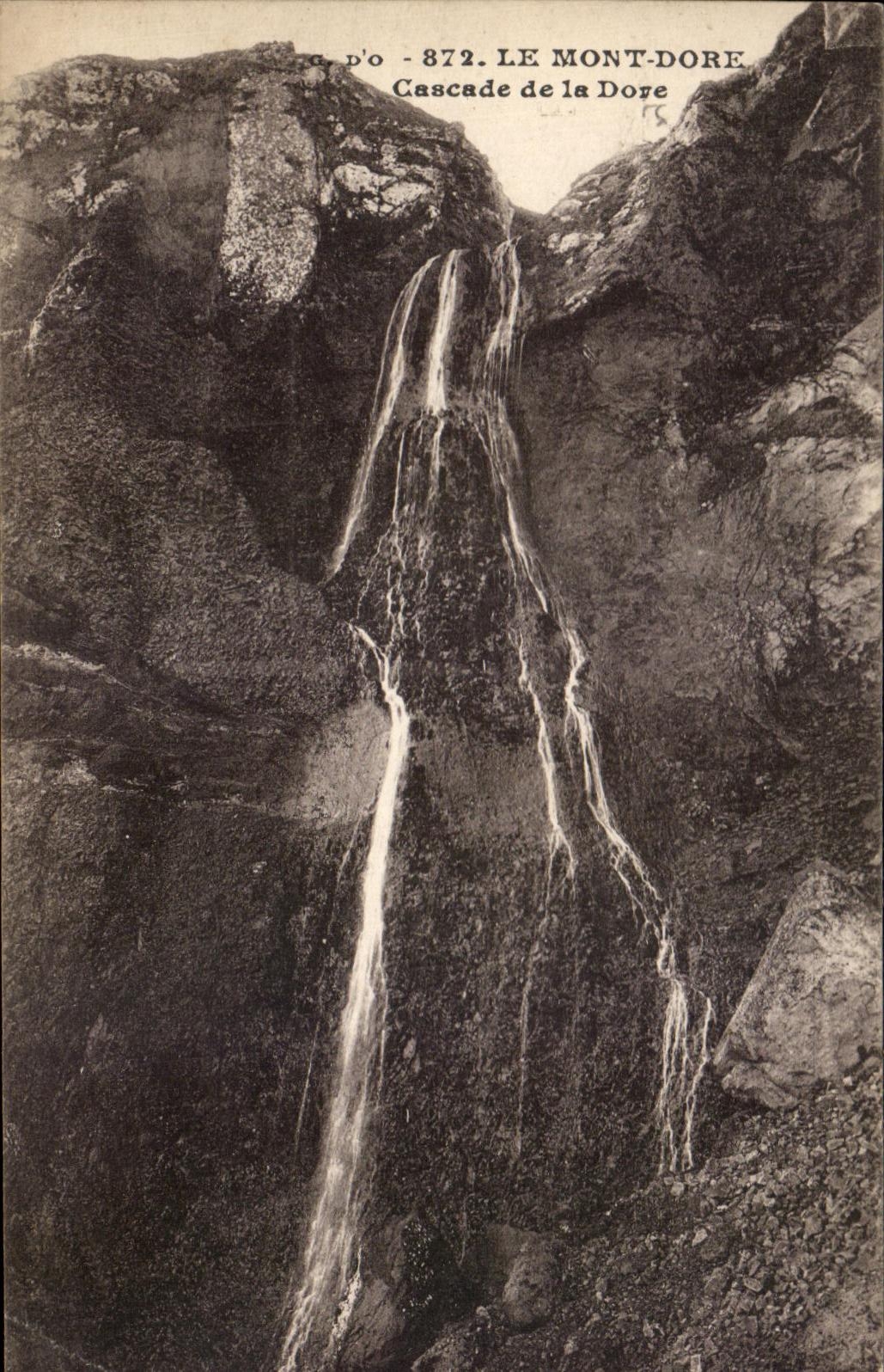CPA Le Mont Dore Cascade De La Dore