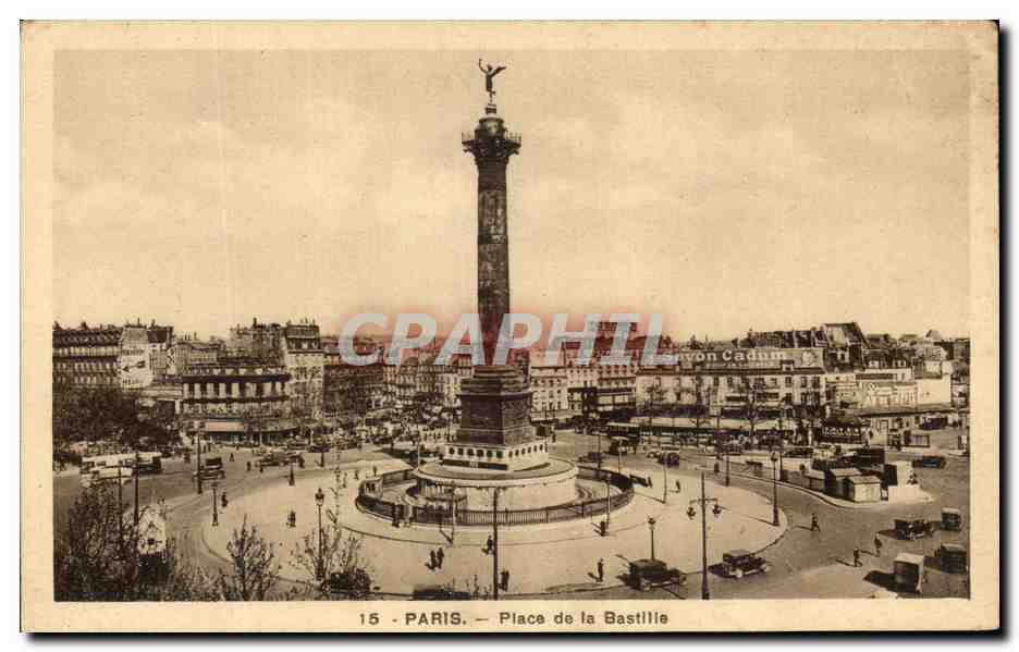 CPA Paris Place de la Bastillie