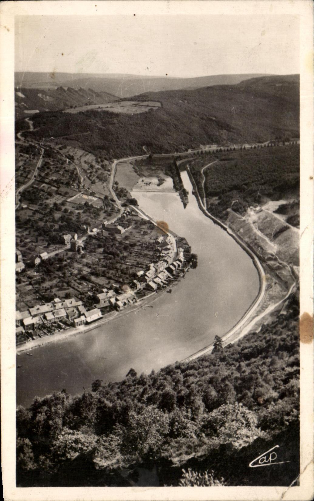CPA Vallee de la Meuse Montherme La Meuse Vue De La Longue Roche 