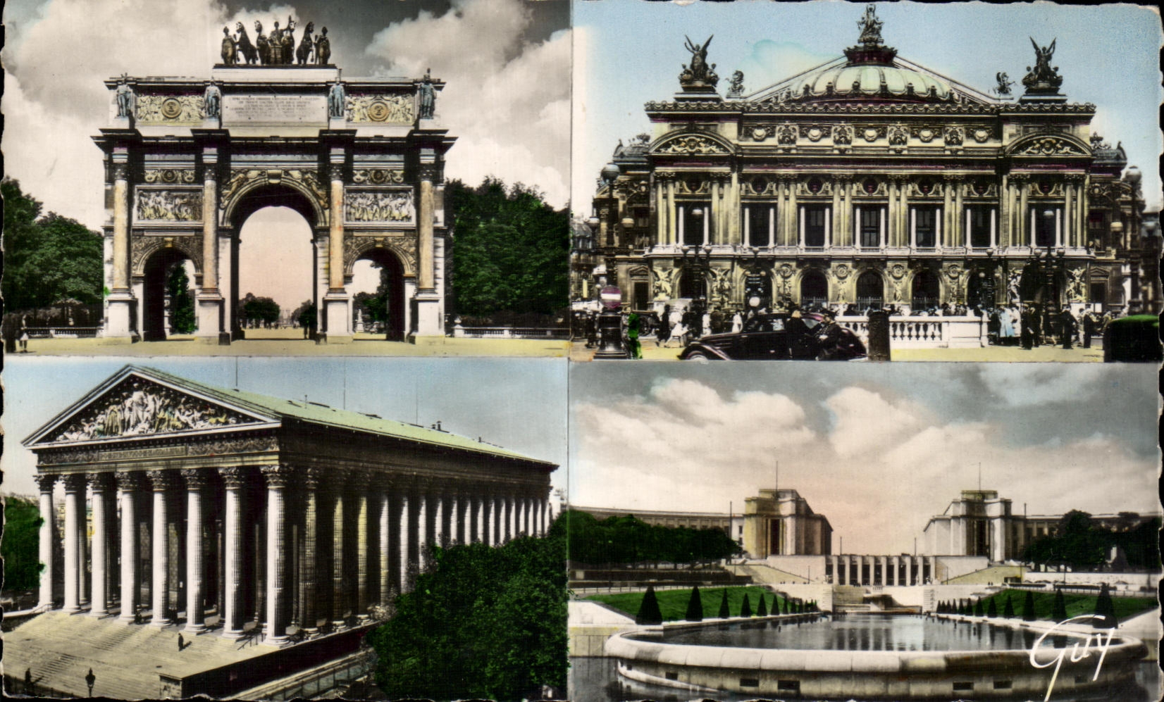 Paris et ses merveilles — Arc de triomphe du Carrousel, Opéra, église de la Madeleine, Palais de Chaillot — Éditions Véritable