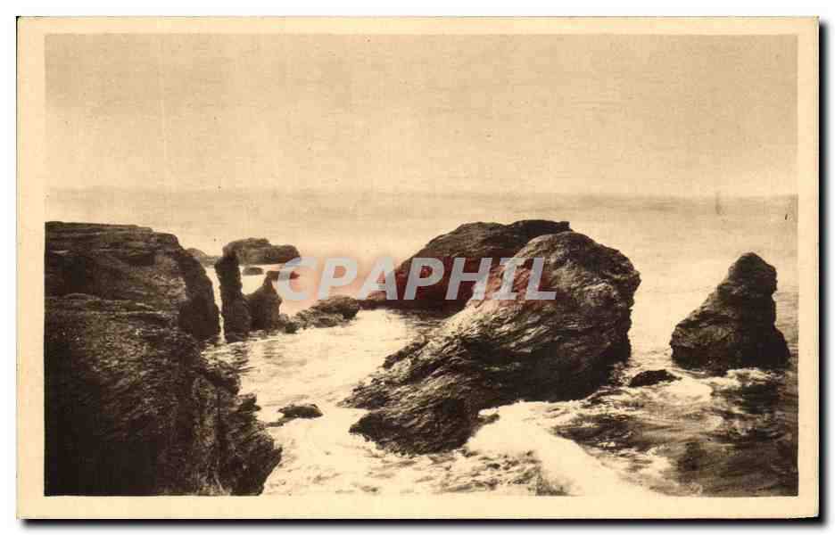 La Corniche Vendéenne — Sion-sur-l'Océan (Vendée) — La Côte Sauvage au Chaos — J. Rolandchon, phot. Polt.