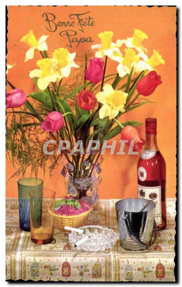 CPA Bonne Fete Papa