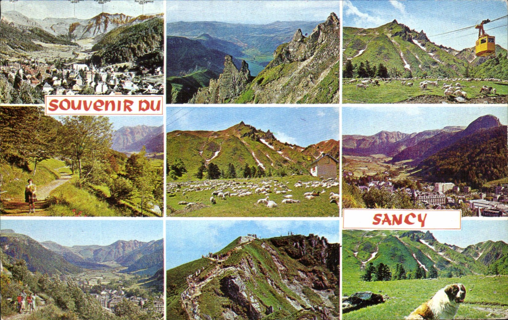 Sancy — Monts du Mont-Dor — Panoramablick und Seilbahn — Verlag L'Écureuil