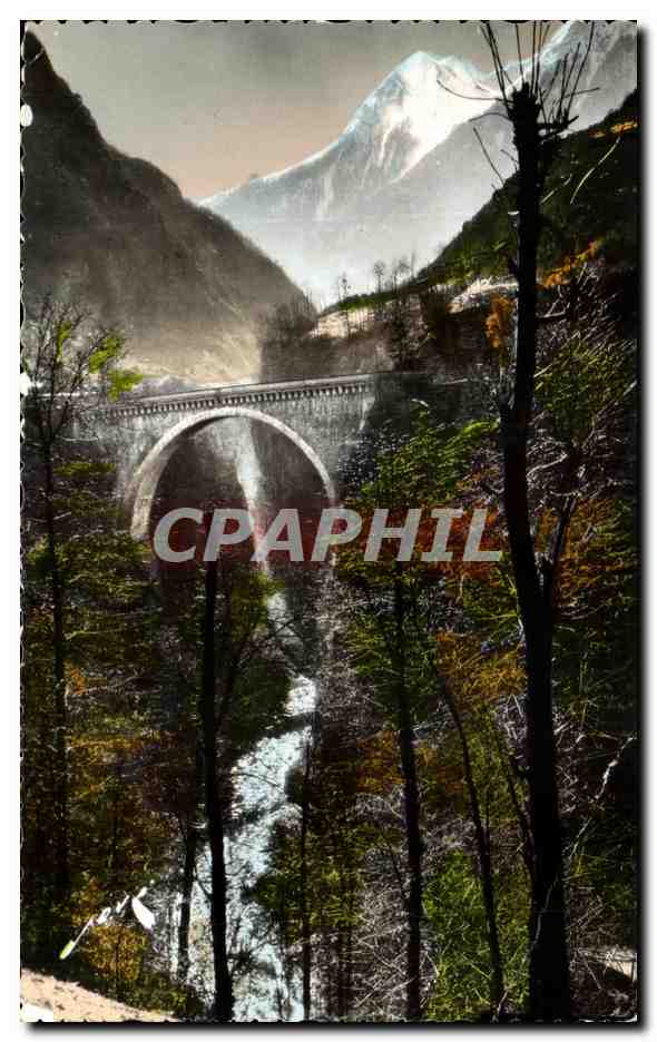 Le Pont Napoléon — St-Sauveur (H.-P.) — Ed. JOVE Pau (B.-P.)