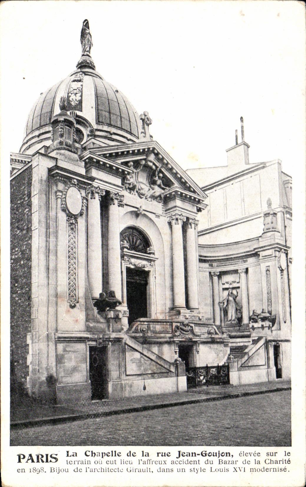 CPA Paris La Chapelle de la rue Jean Goujon