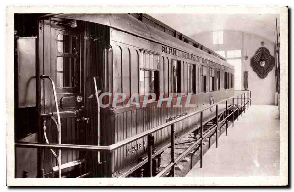 CPA Foret de Compiegne Le Wagon du Marechal Foch Militaria 