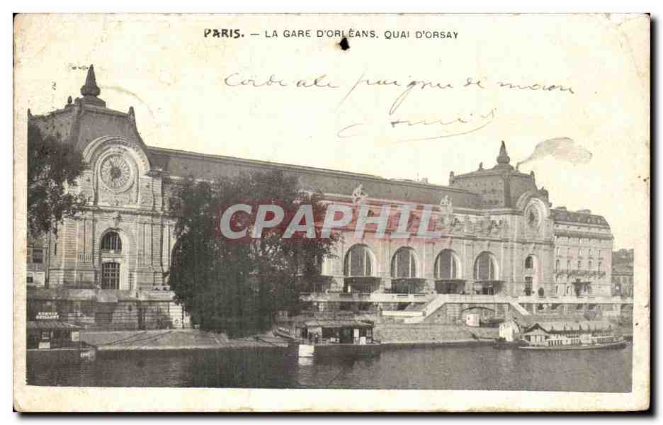 París — La Estación de Orléans, Muelle de Orsay — editor no identificado