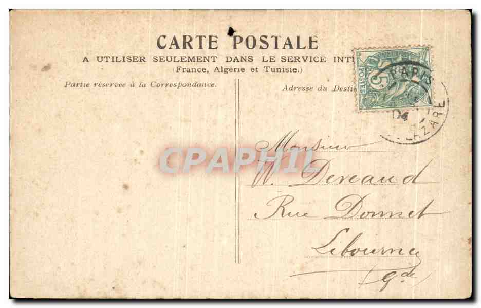 París — La Estación de Orléans, Muelle de Orsay — editor no identificado — Reverso