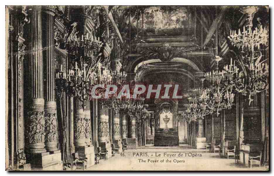 CPA Paris Le Foyer de L'Opera