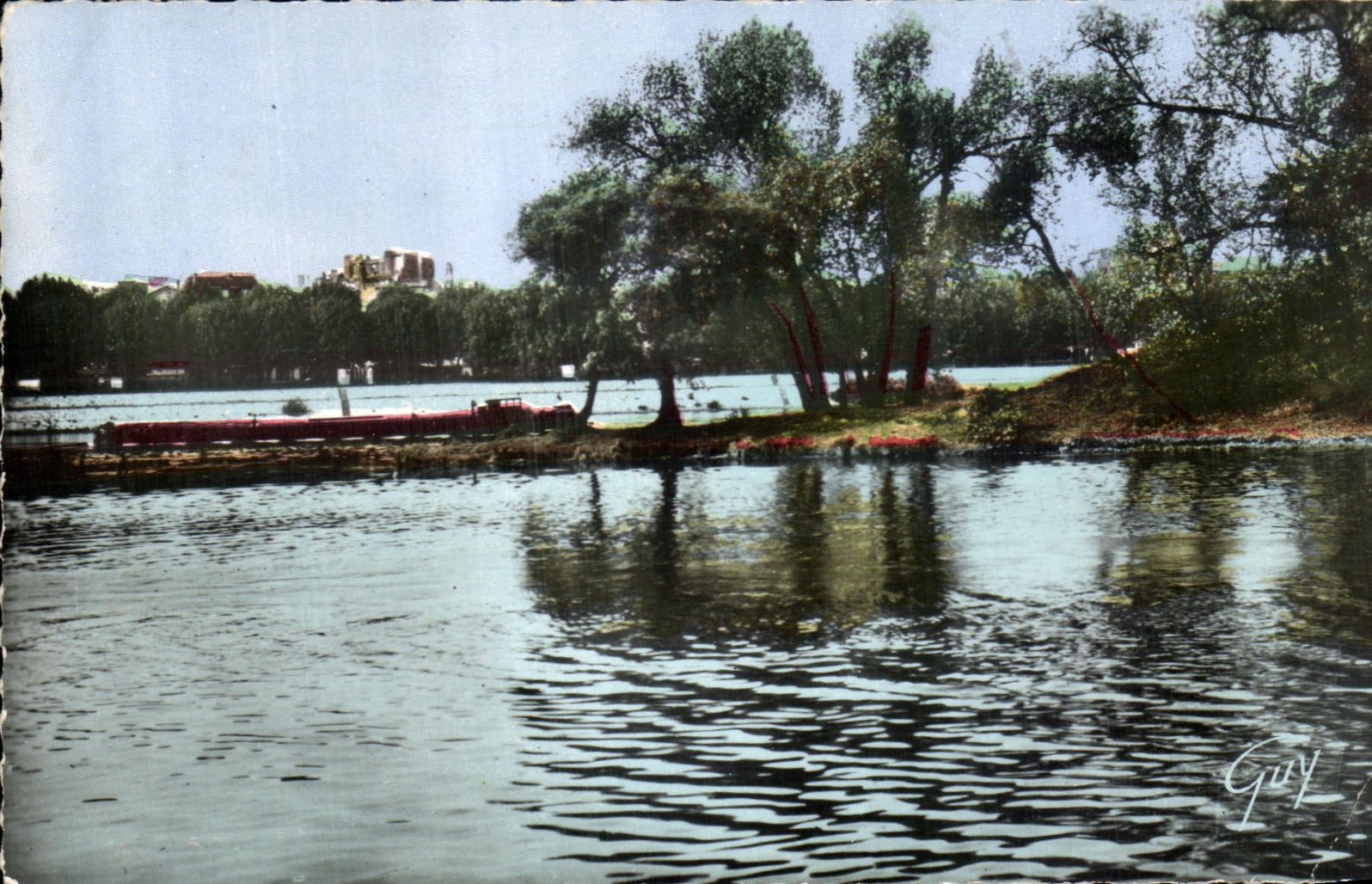CPSM Asnieres Bord de Seine Ile des Ravageurs