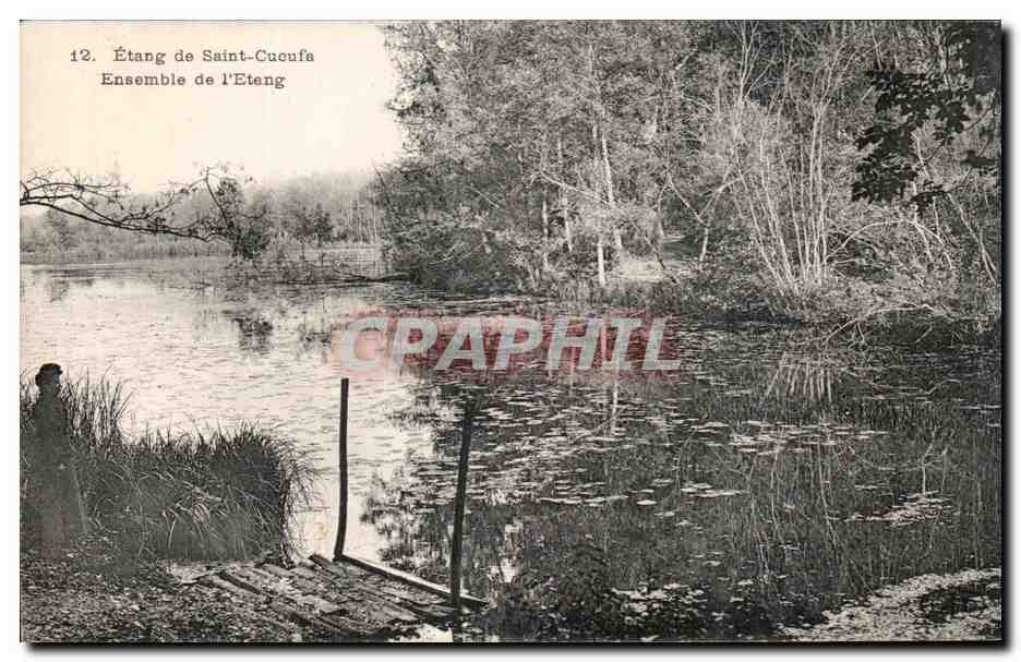 CPA Etang de Saint Cucufa Ensemble de L'Etang