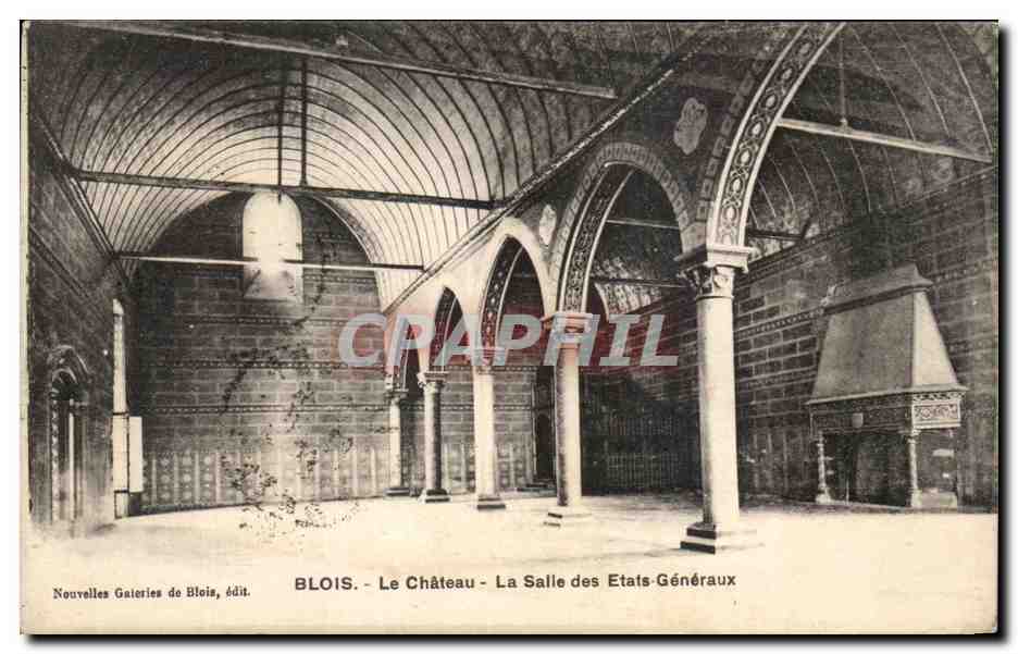 CPA Blois Le Chateau La Salle des Etats Generaux