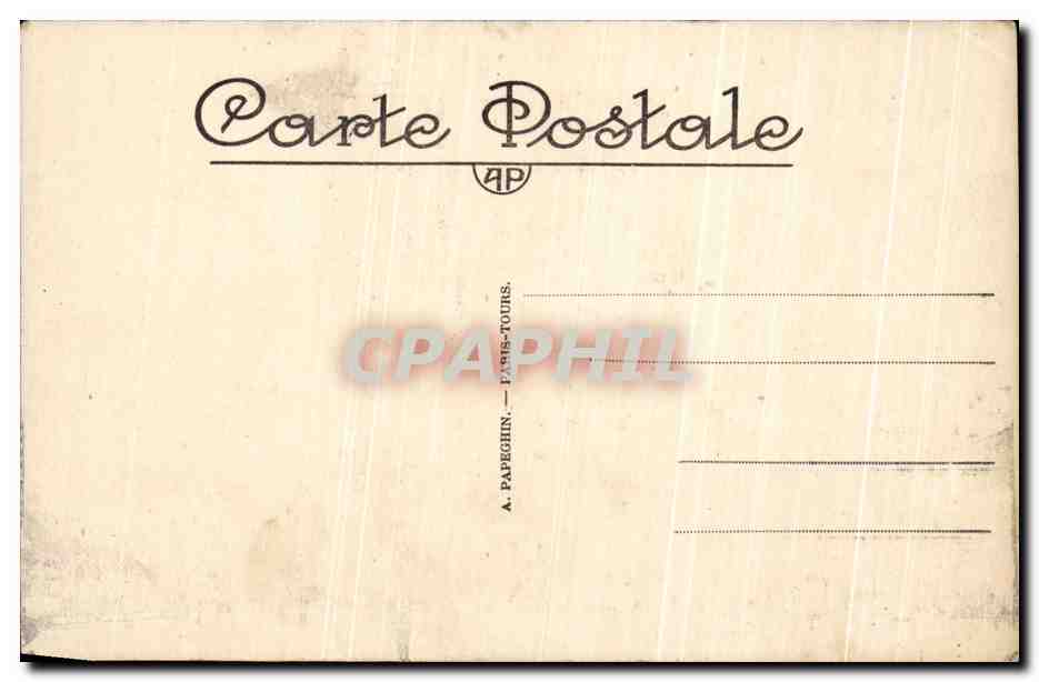 CPA Paris Notre Dame et le Parvis — Verso