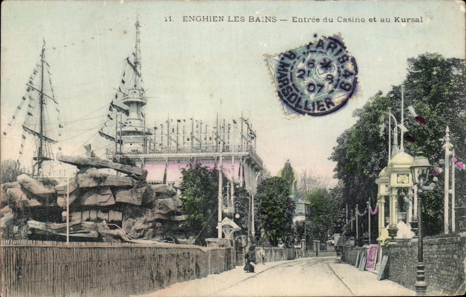 Enghien-les-Bains — Entrée du Casino et au Kursal — P. Marmuse, Paris