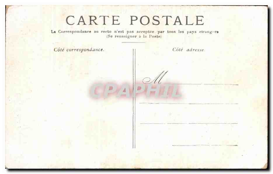 CPA Paris Notre Dame — Verso