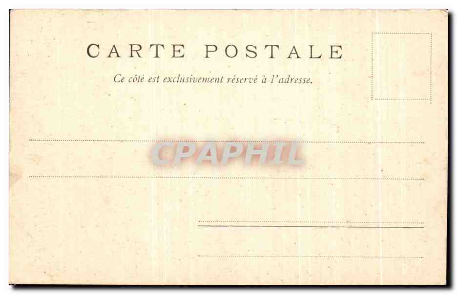 CPA Paris Notre Dame — Verso